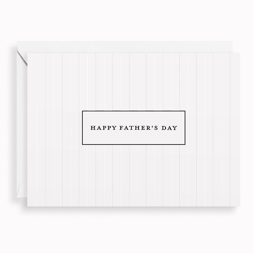 Block Stripe Father's Day Card