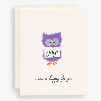 Handcrafted Happy For You Congratulations Card Paper Source