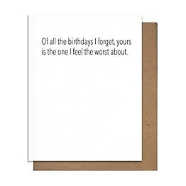 I Feel The Worst Belated Birthday Card | Paper Source