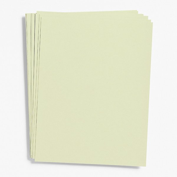 Parchment Sage Green Cardstock - 8.5 x 11 inch - 65Lb Cover - 50 Sheets -  Clear Path Paper