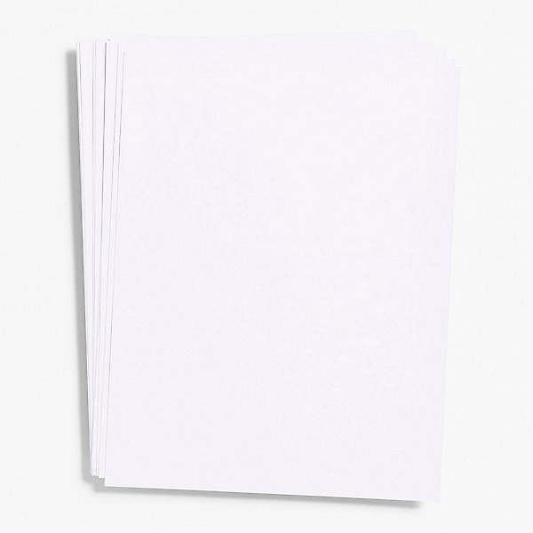 Pure White Card Stock 8.5 x 11 Bulk Pack