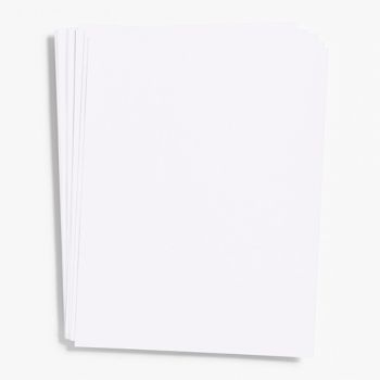 Pure White Card Stock 8.5" x 11"