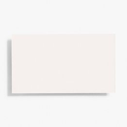 Matte Blank White Business Cards