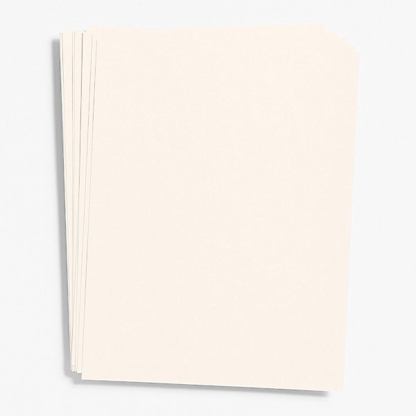 Heavy White Matte 8 1/2 x 11 Cardstock (25 Pack)