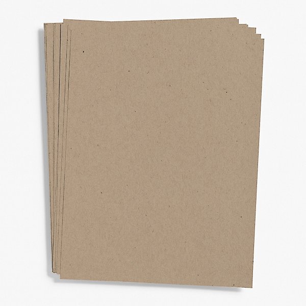 .022 Chipboard Cardboard Craft Scrapbook Sheets 8.5" x 11" 