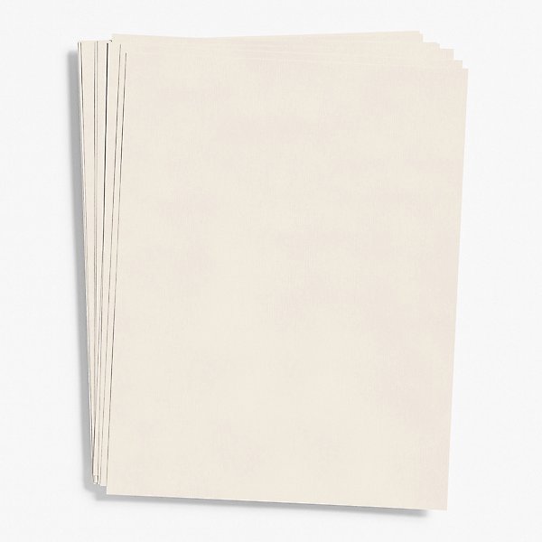 Ivory Linen Paper 8.5 x 11