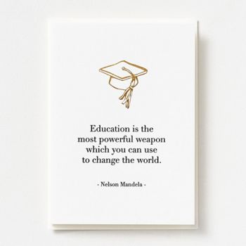 Powerful Education Graduation Card | Paper Source