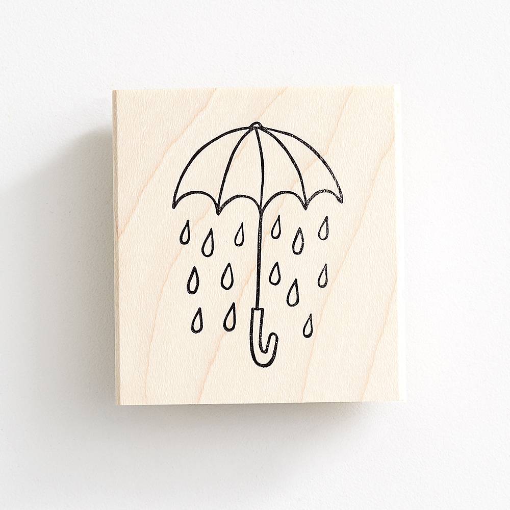 Umbrella Rain Rainy Day 8.5" x 11" Custom Stencil FREE SHIP 