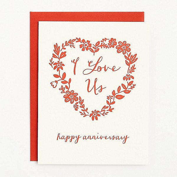 I Love Us, Love & Anniversary Greeting Card I Love Us, Love & Anniversary Greeting Card