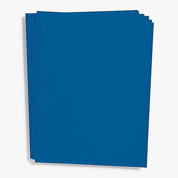 Azure Blue Card Stock - 25 x 38 in 100 lb Cover Vellum