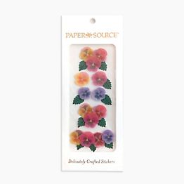 Pansy Stickers | Paper Source
