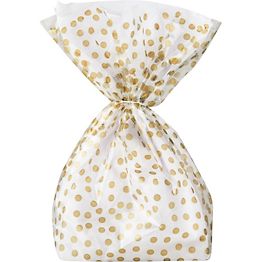 Gold Vines Cellophane Bags | Paper Source