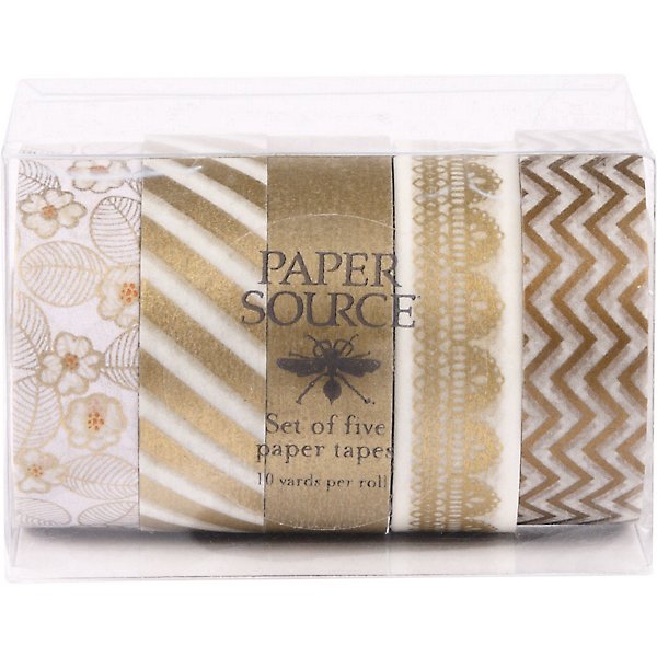 Paper Source Metallic Washi Tape Set