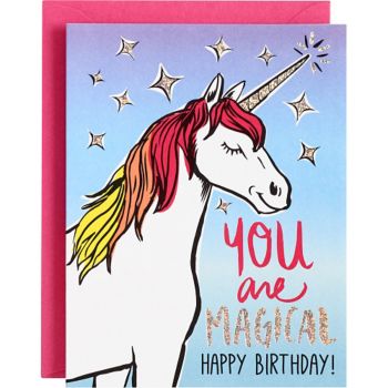 you are magical unicorn birthday card paper source