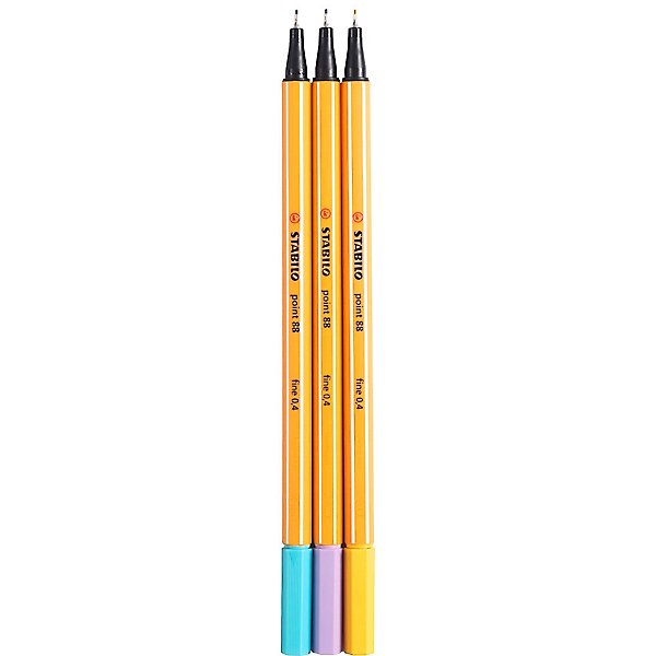 Stabilo Point 88 Penne Colorate - Set 8 Penne Colore Pastello Punta Fine  0,4mm