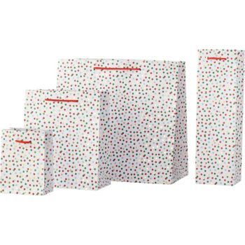 Medium Gold Foil Confetti Dot Gift Bag