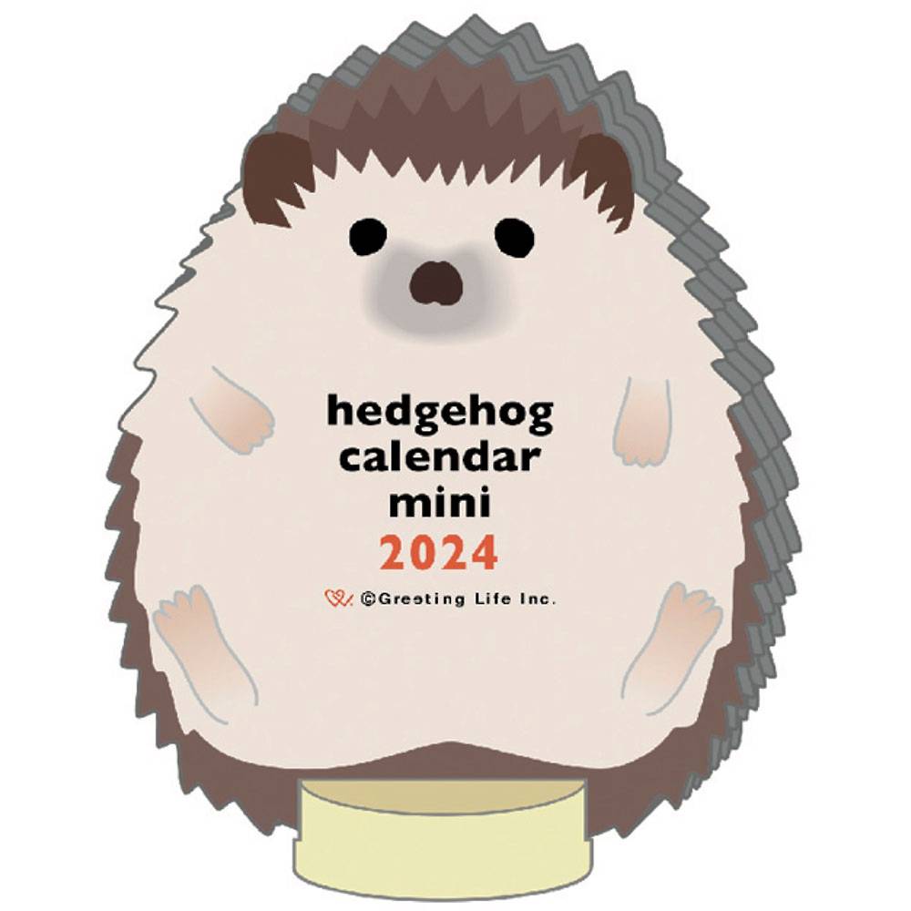 2024 Hedgehog Desk Calendar