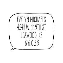 Order Personalized Address Matherson Round 2 Custom Stamp – Creative Rubber  Stamps