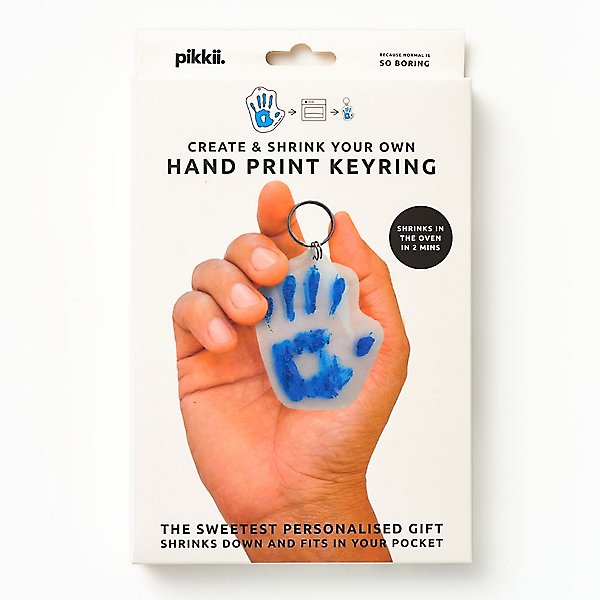 Hand Print Shrink Keychain Kit