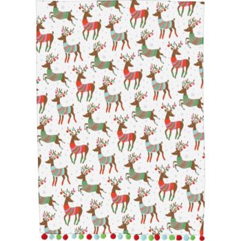 Dashing Reindeer Tea Towels