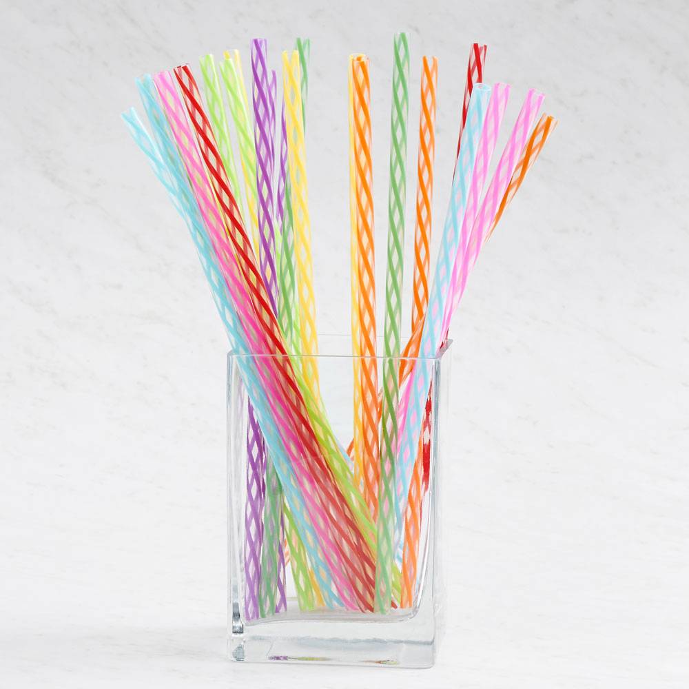 Ombre Reusable Plastic Straws — Write Impressions