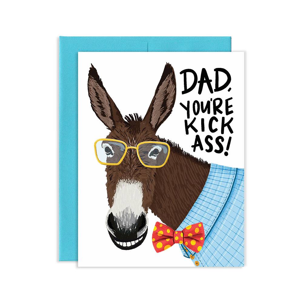 Kick Ass Father's Day Card