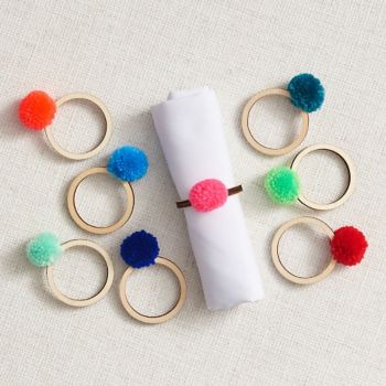 Pom Pom Napkin Rings