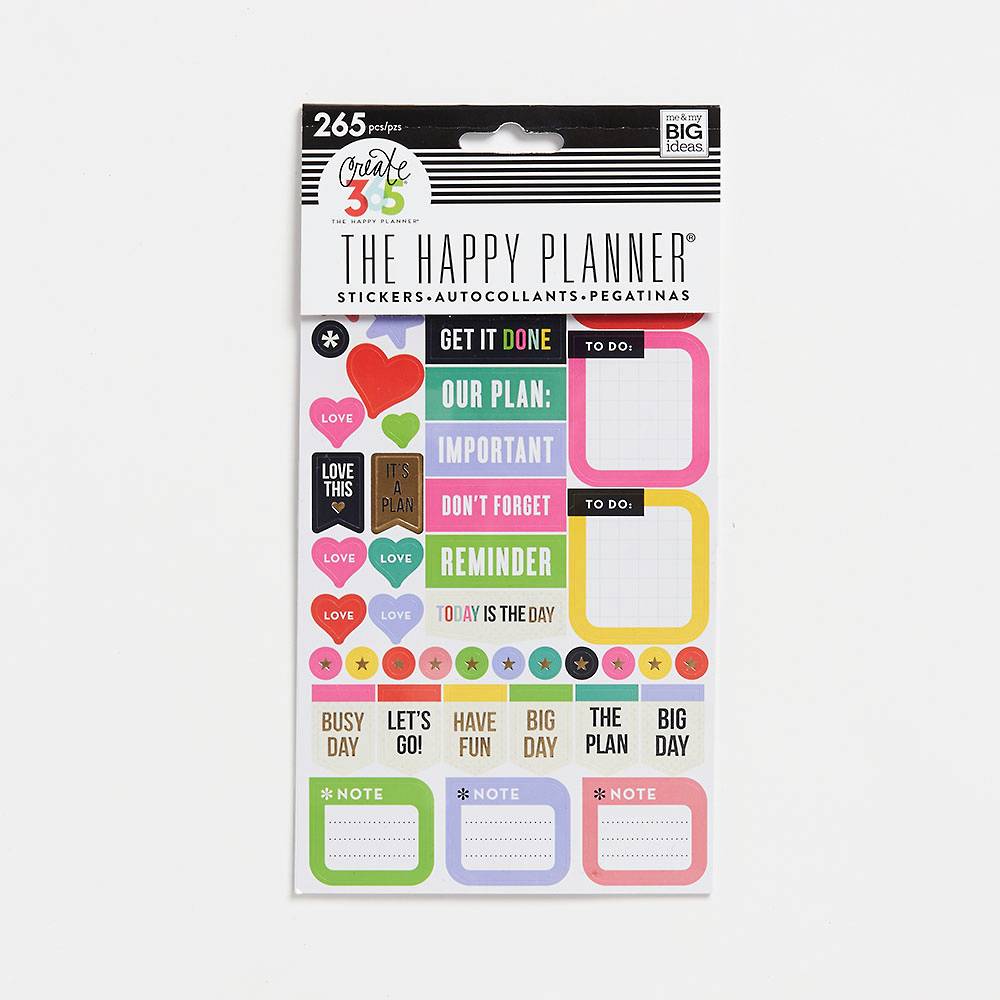 The Happy Planner TEACHER EDITION Planner Accessories - Stickers, Folder,  Paper