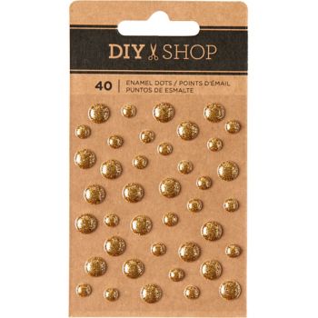 DIY Shop Gold Enamel Dots
