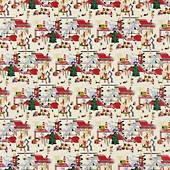 Santa's Workshop Wrapping Paper