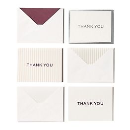  Assorted Thank You Note Cards - Blank Thank You Money and Gift  Card Holders - Set of 8 : Office Products