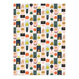 FIEHALA Flat Independence Day Wrapping Paper Sheets - 12 Sheets with 4  Patterns - Pre cut & Folded Flat Design (20 × 27.5 per sheet)