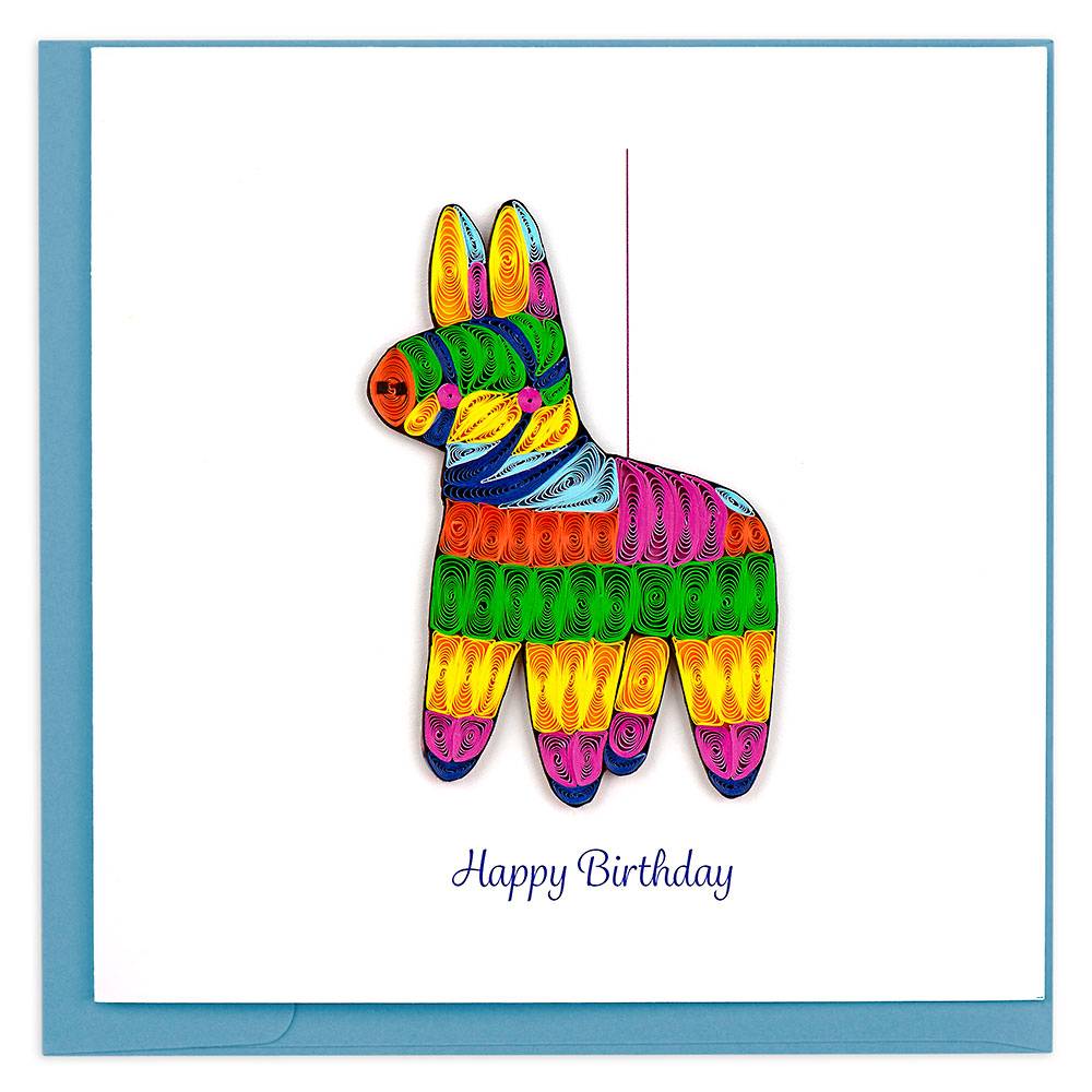 Personalised Handmade Birthday Pinata Card Humour Fun Party Games 