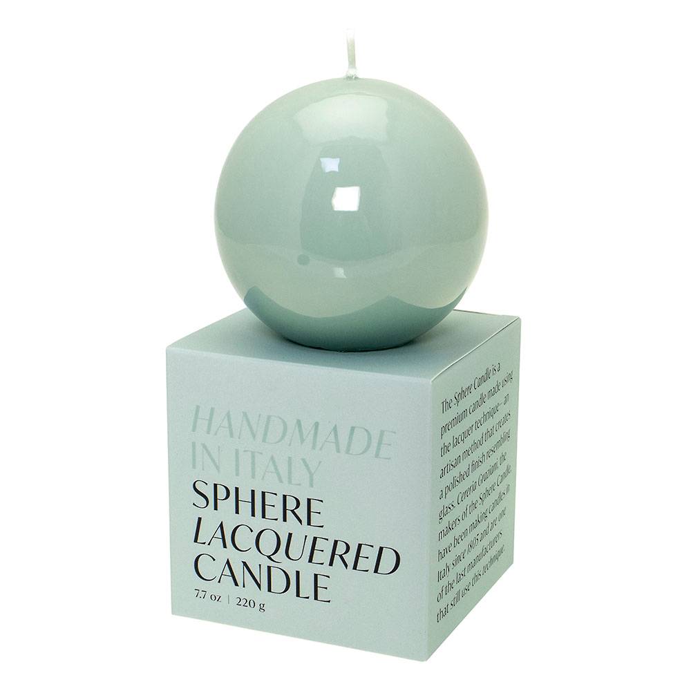 Jade Green Sphere Candle