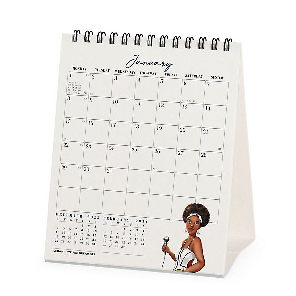 AT-A-GLANCE® Desk Calendars - Unlined, 2024 S-25480 - Uline