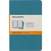 Moleskine Cahier Journal, Large, Ruled, Brisk Blue (8.25 x 5) by Moleskine
