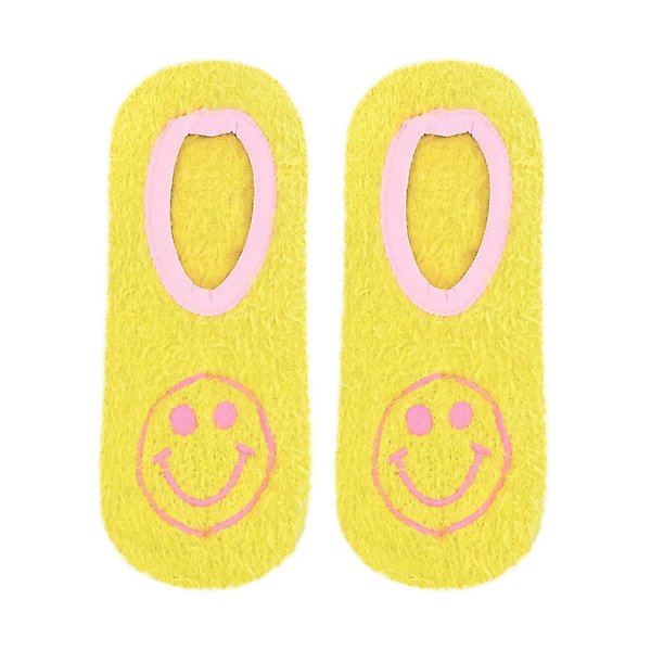Smiley Closed Toe Slippers — Sock It to Ya!