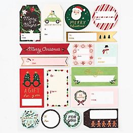 Christmas Icon Gift Labels | Paper Source