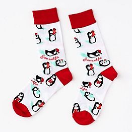 Snow Much Fun Penguin Socks | Paper Source