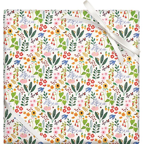 printable floral wrapping paper