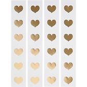 Gold Heart Stickers - Mini - The Paper Empire
