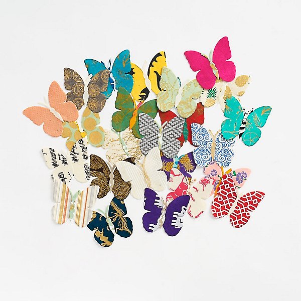 Die-Cut Handmade Paper Butterflies