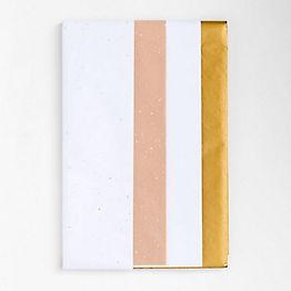White & Gold Shredded Paper | Paper Source