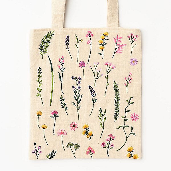 Ribbon Canvas Flower Carrying Bag - 2023