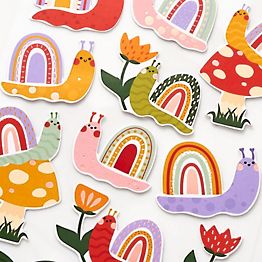 Happy Snail Stickers | Paper Source