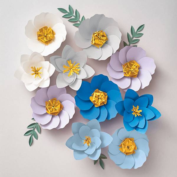 Blue Ombre Blooms Kit.