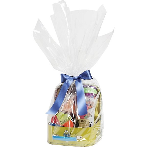 Cellophane Wrapping Wrap Floral Paper Gift Bouquet Basket Clear
