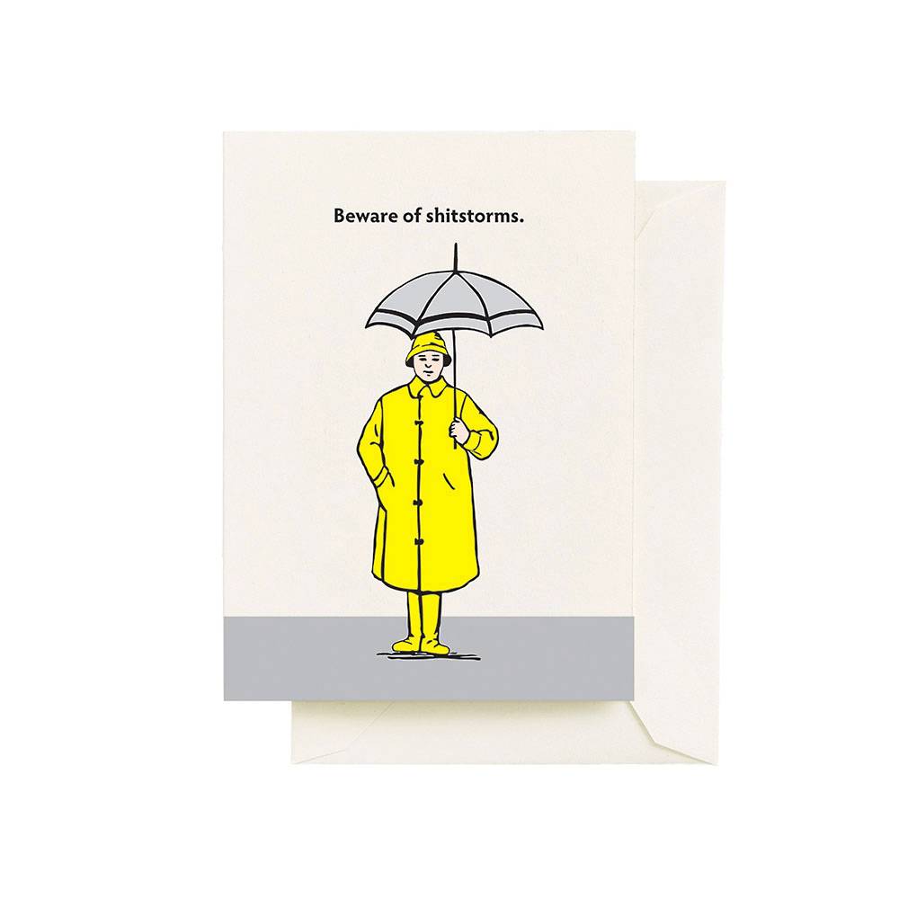 Beware Of Storms Greeting Card