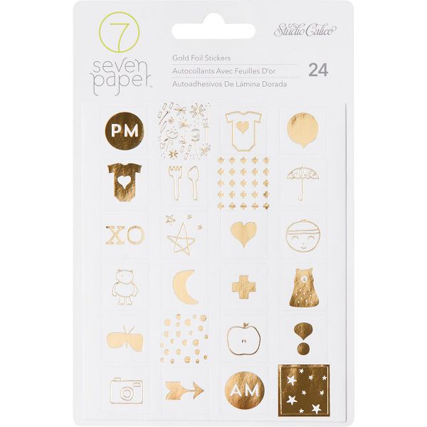 Gold Baby Stickers
