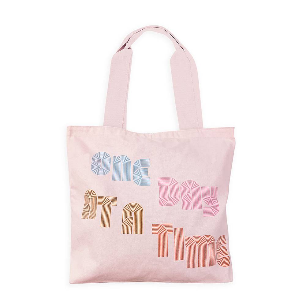 One Day at a Time Tote Bag // 12 oz. Canvas Tote – Coley Made